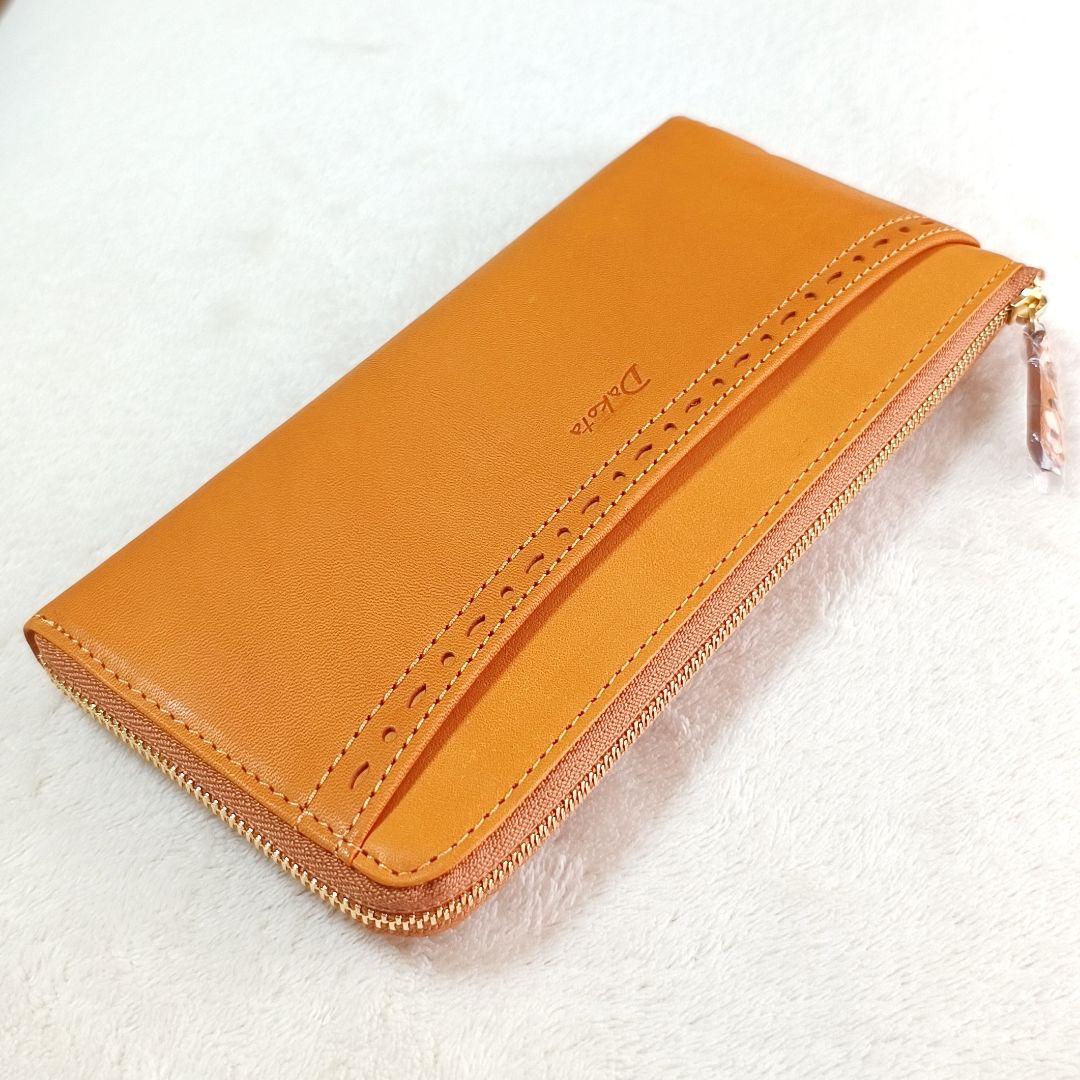 新品 ダコタ 薄型 L字ファスナー 長財布 アペーゴ 定価¥14,300 牛革