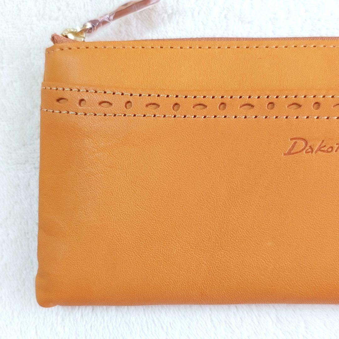 新品 ダコタ 薄型 L字ファスナー 長財布 アペーゴ 定価¥14,300 牛革