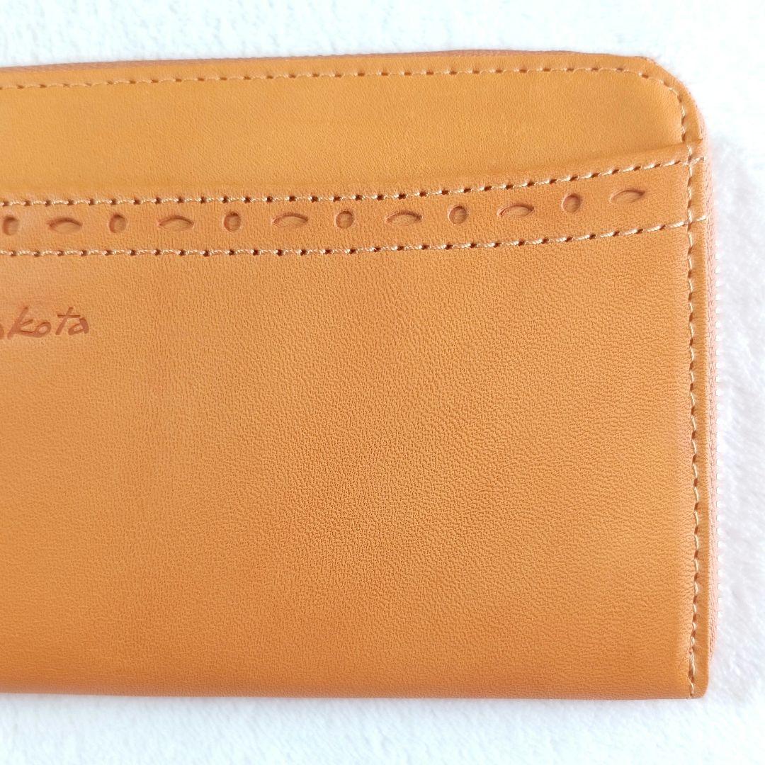 新品 ダコタ 薄型 L字ファスナー 長財布 アペーゴ 定価¥14,300 牛革