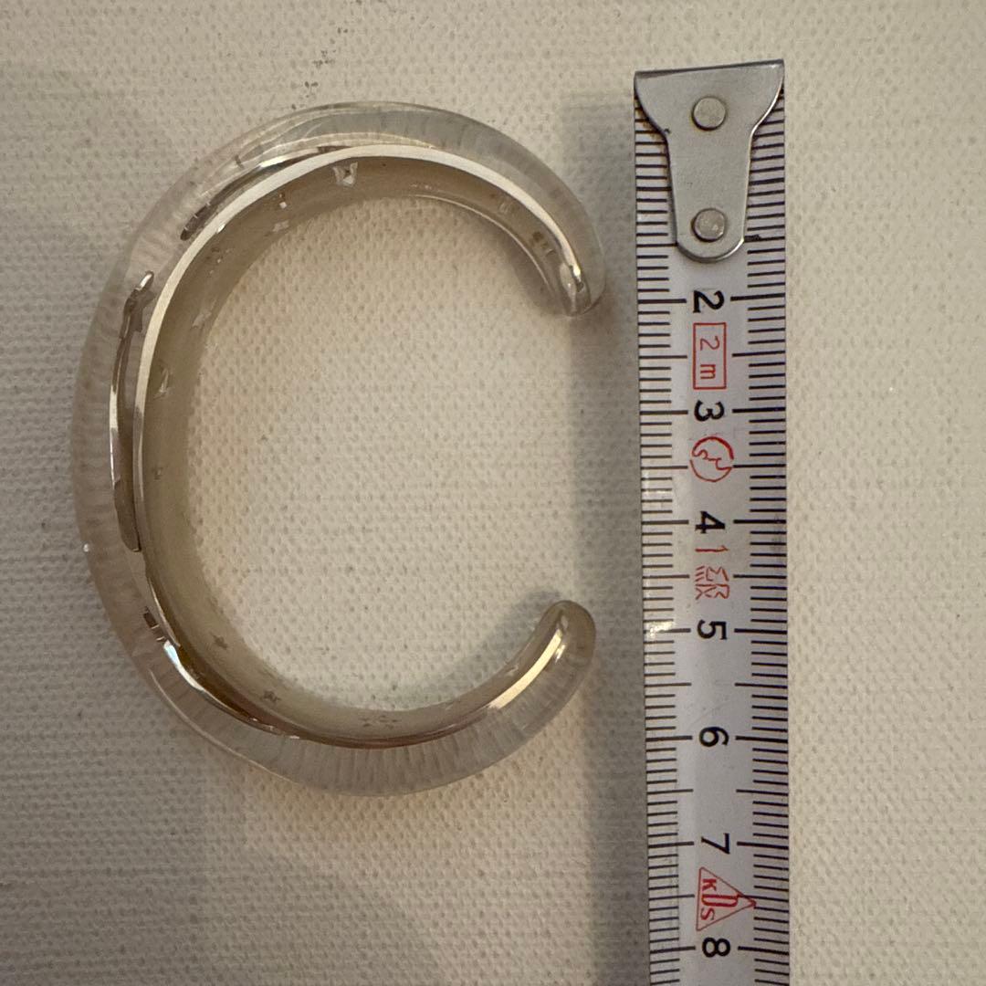 スタージュエリー　星形彫刻の透明オープンバングルネックレスセット