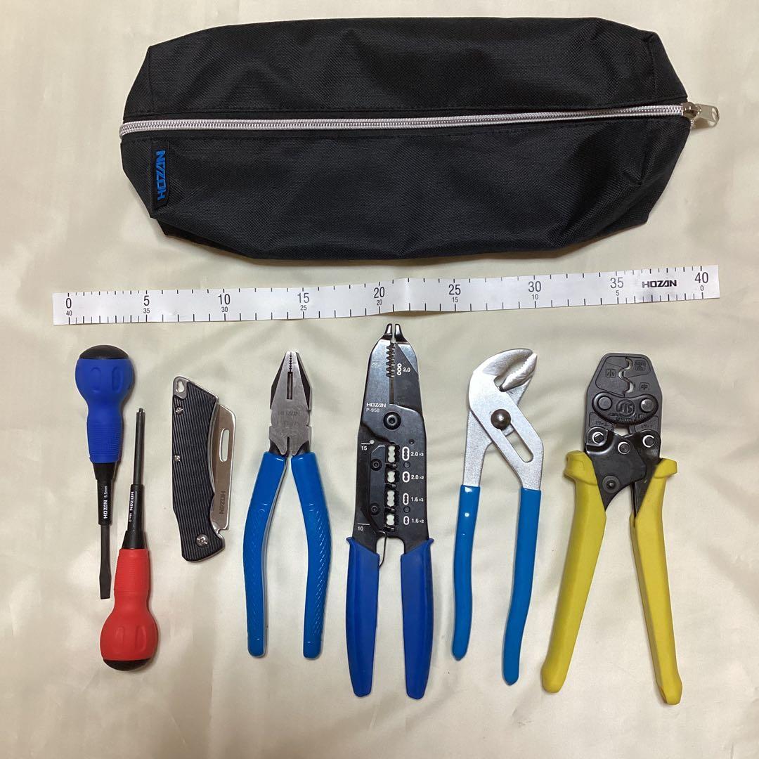 HOZAN DK-28 電設工具セット 収納ケース　候補問題付き