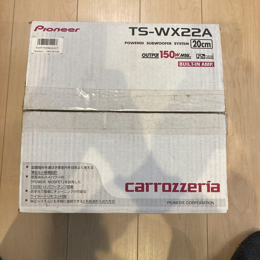 カロッツェリア Pioneer サブウーハーTS-WX22A