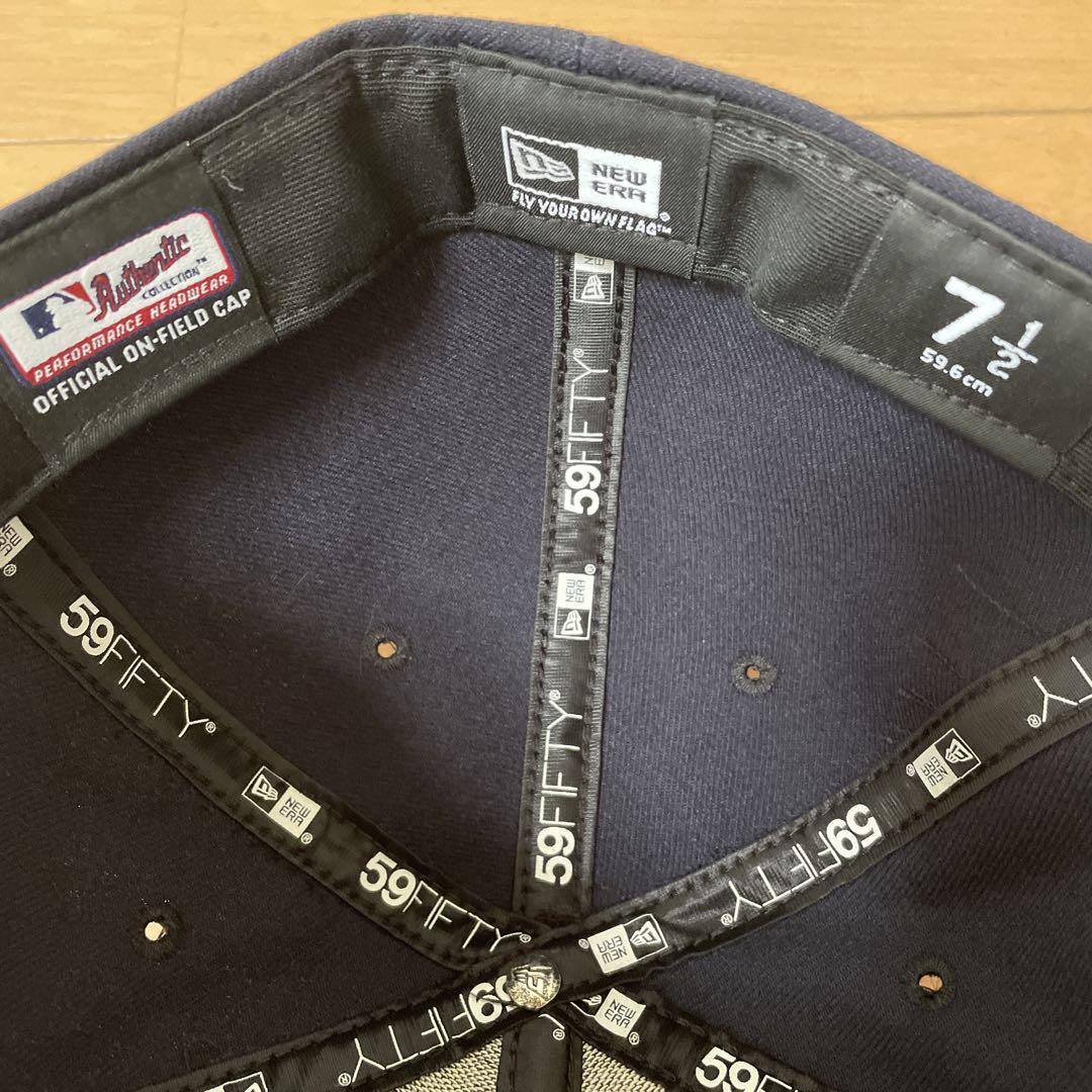 USA製　ニューエラ　ヤンキース　オーセンティックキャップ　59.6cm