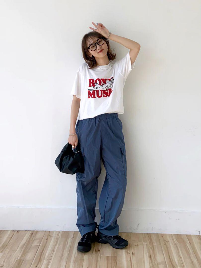 ＜6(ROKU)＞ROXY MUSIC T-SHIRT/Tシャツ　M
