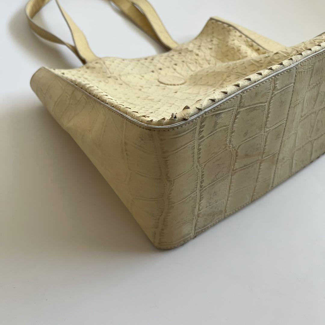 90s FENDI CROCODILE PYTHON HAND BAG