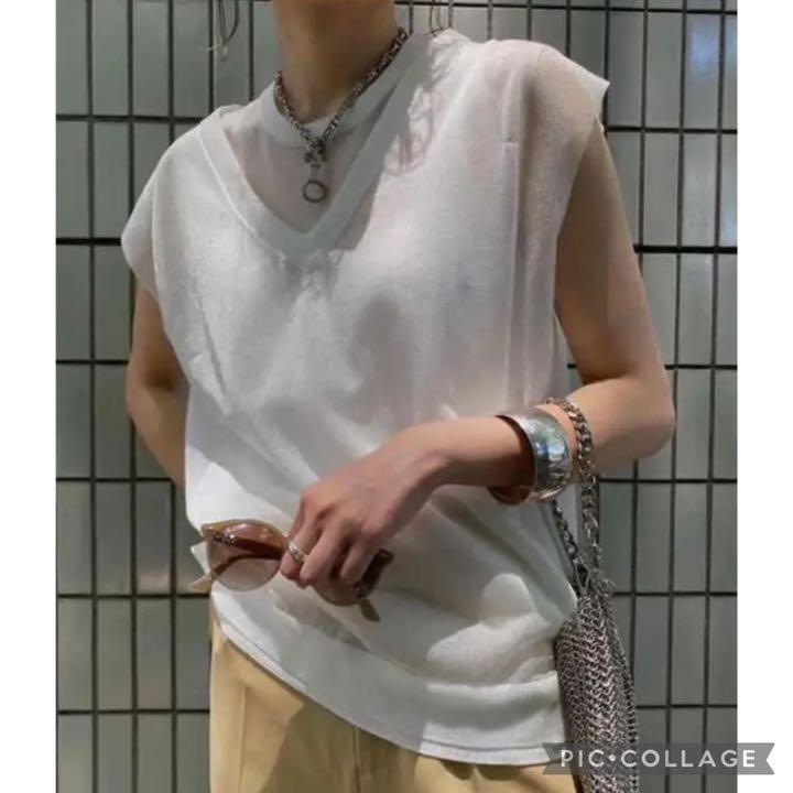 セール好評 LAME TANK VEST SET TOP M2tuV-m33758588589 格安超歓迎