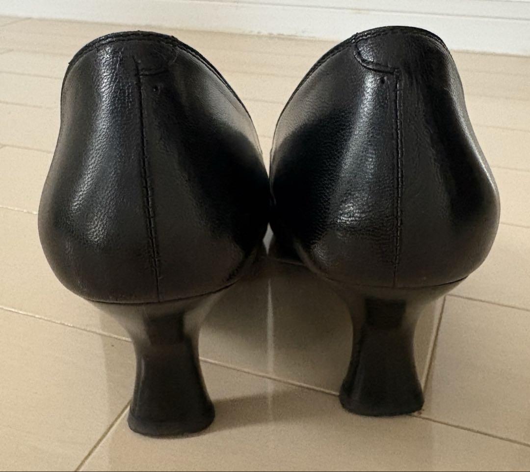 Wacoal success walk ブラックパンプス 23cm (E)