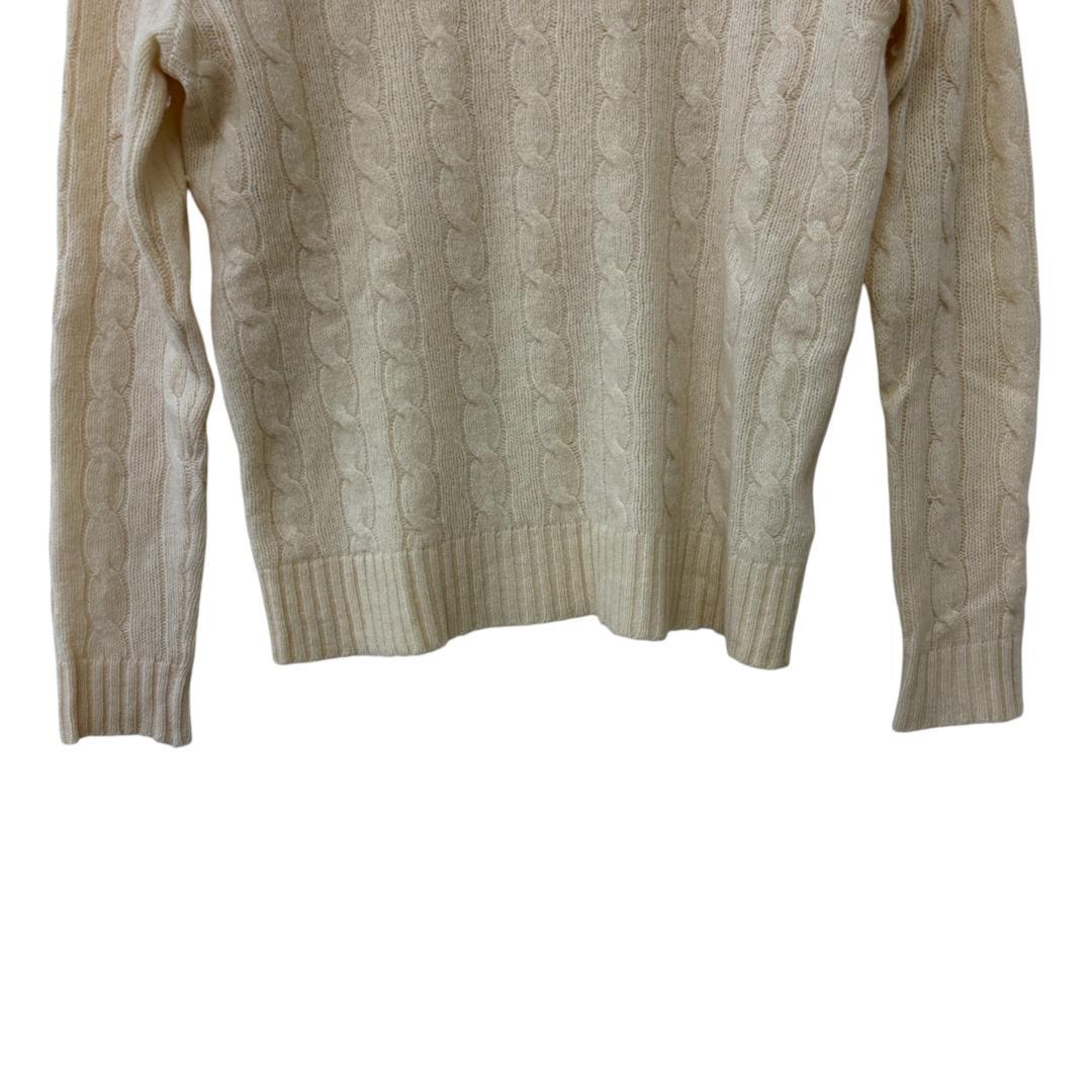 ★美品 ポロ ラルフ ローレン アイボリー 長袖 ニット・セーター S