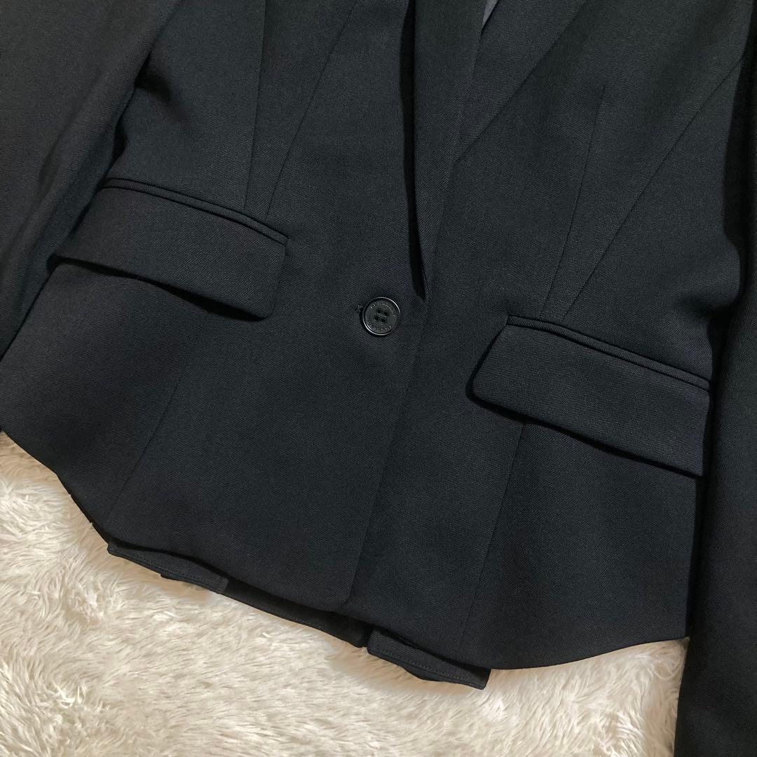 未使用タグ付 BURBERRY テーラードジャケット ブレザー ウール ロゴ