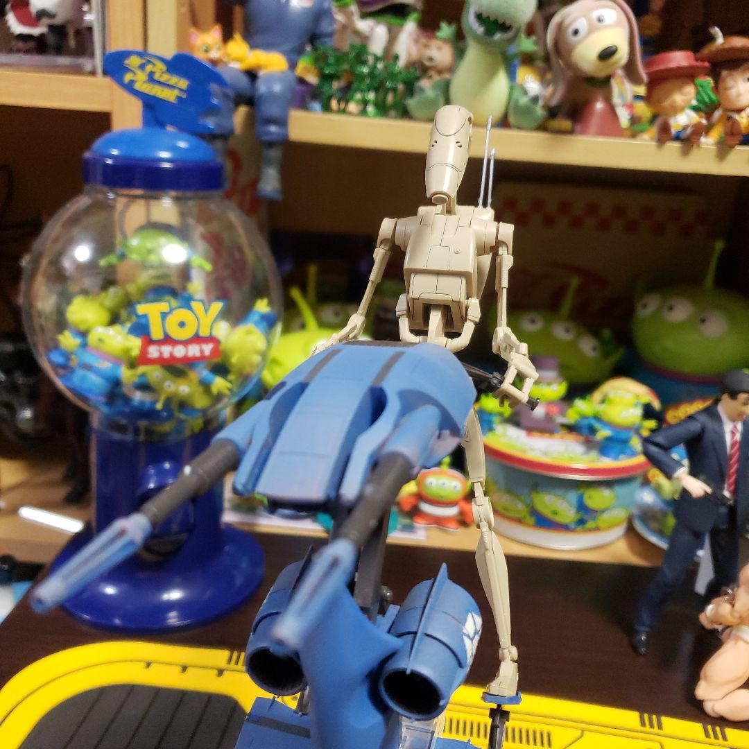 1/12 スケール バトル ドロイド & スタップ プラモデル