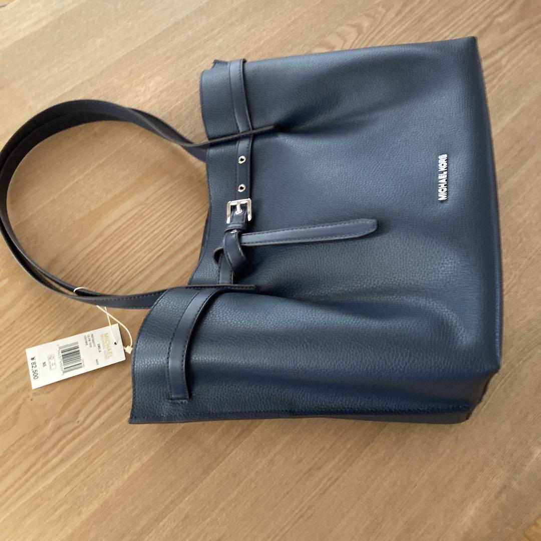 未使用♡マイケルコース♡エミリア♡トートバッグ♡大きめ♡ダークネイビー