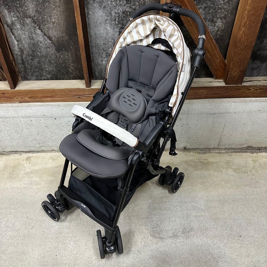 【美品】コンビ スゴカルα コンパクト エッグショック AW ベビーカー