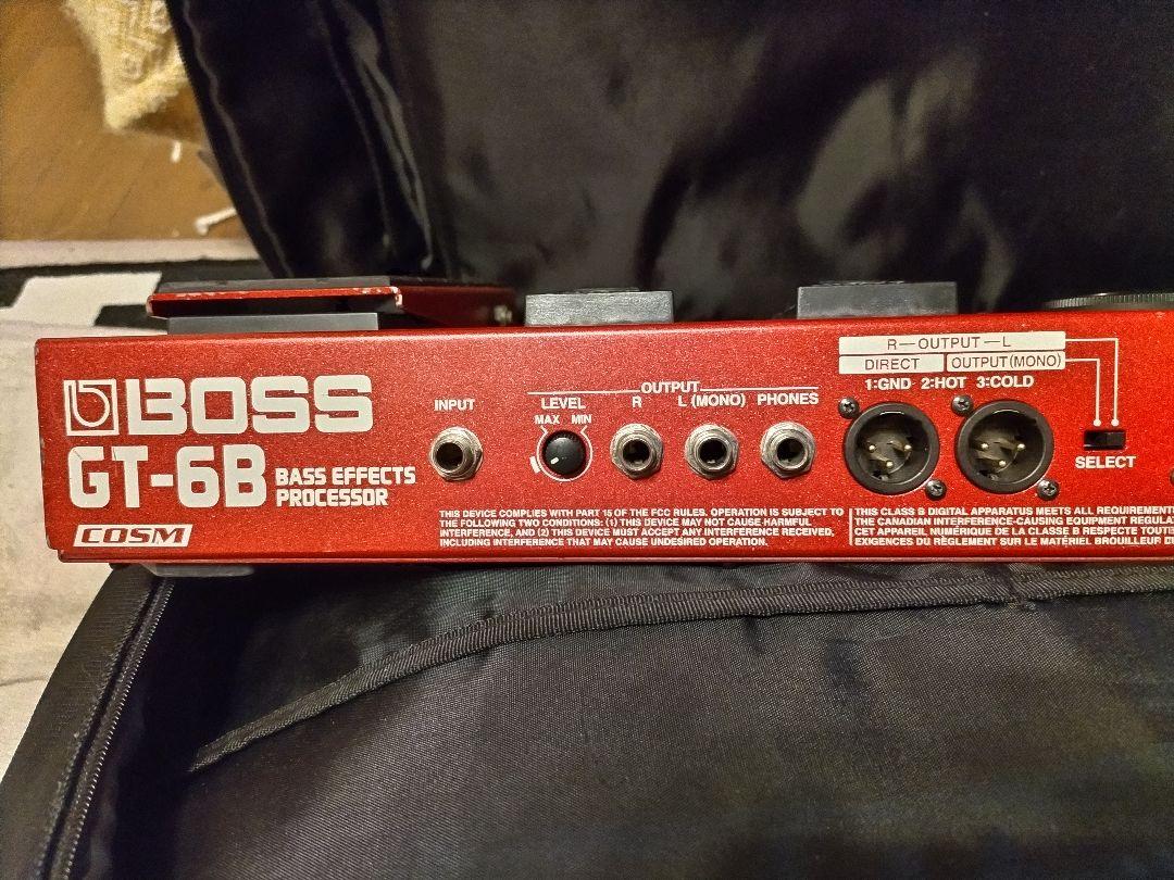 BOSS GT-6B ベースマルチエフェクター 　キャリングケース付き