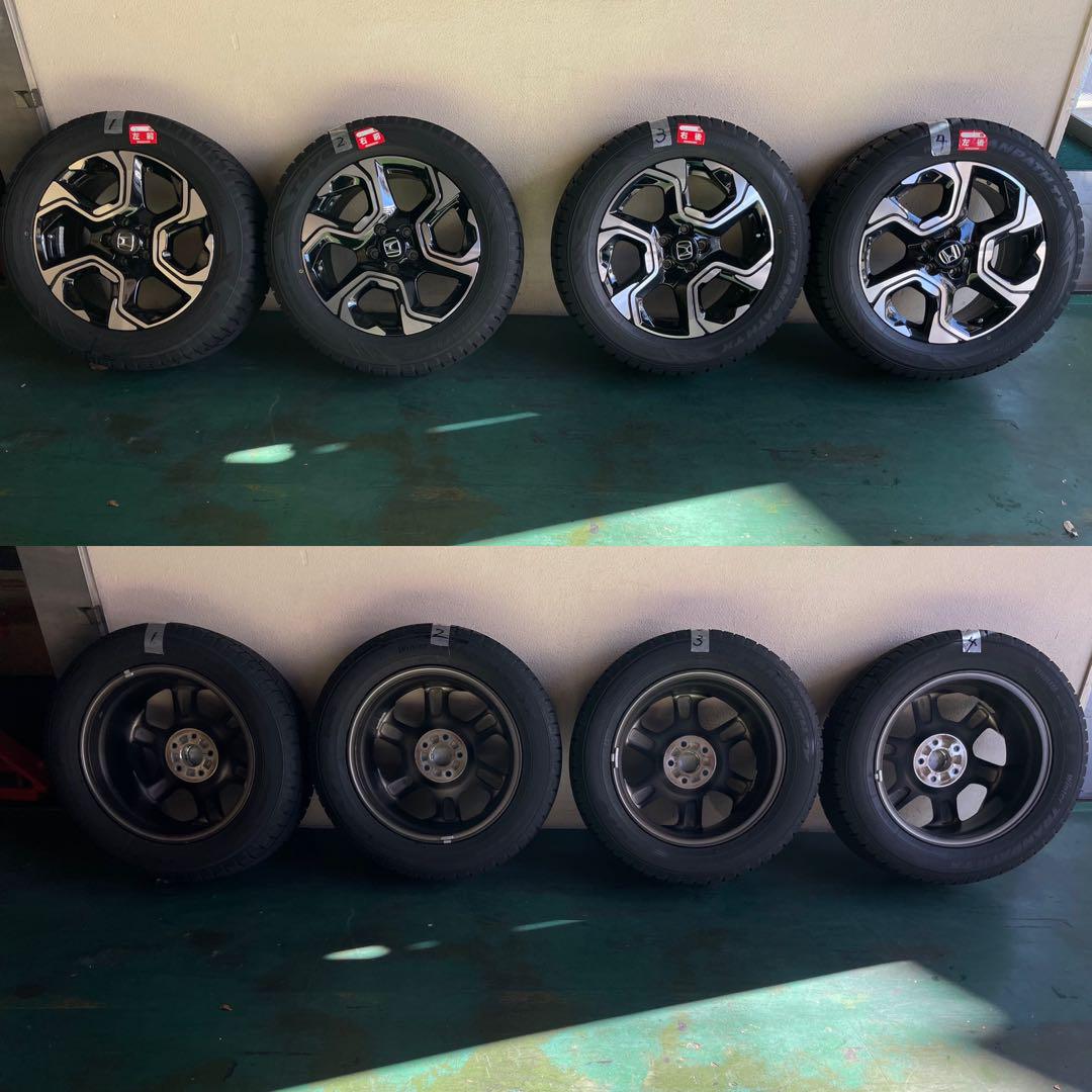 ホンダ純正ホイール、スタッドレスタイヤ付き235-\60r-18
