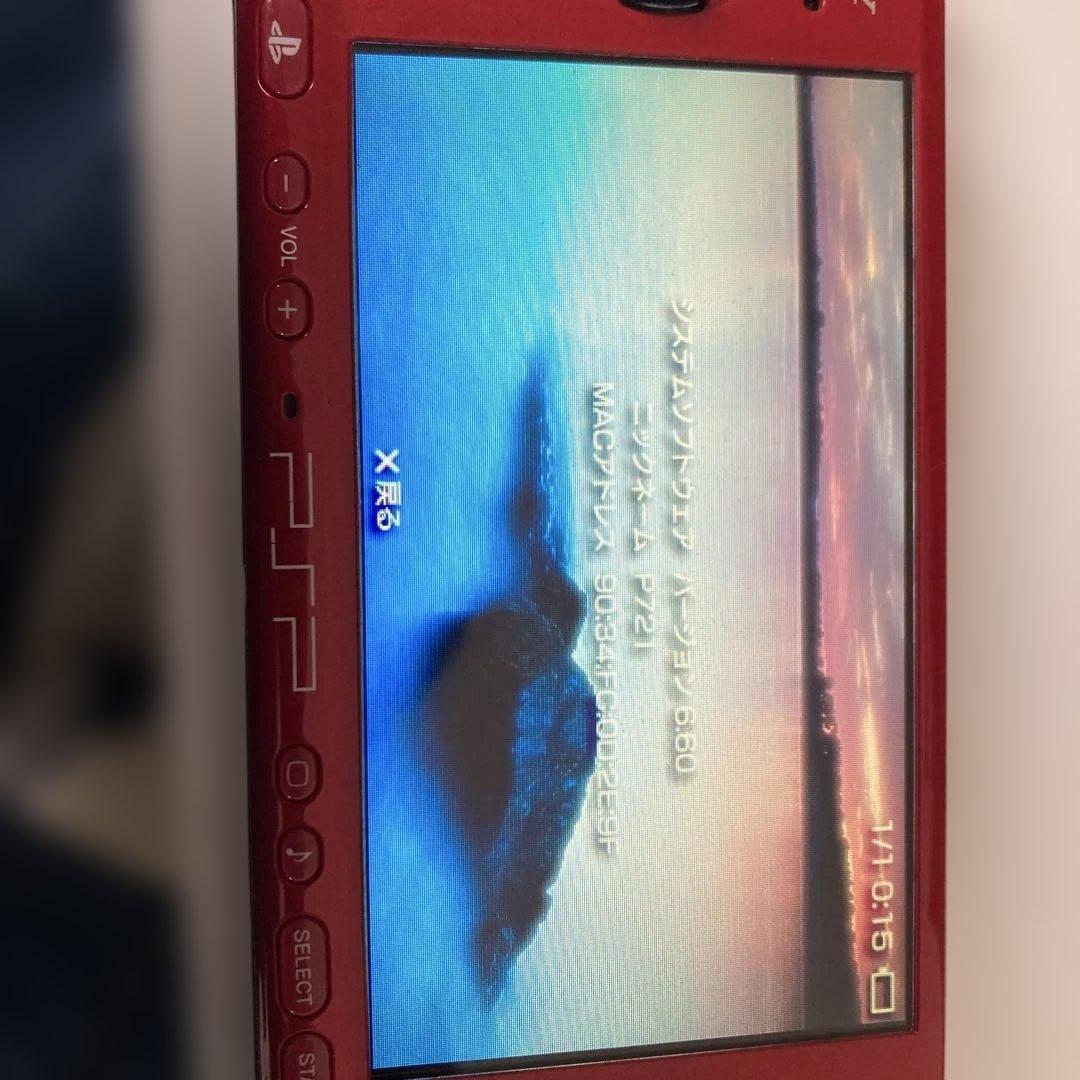 PSP3000 赤黒 品やや傷や汚れあり