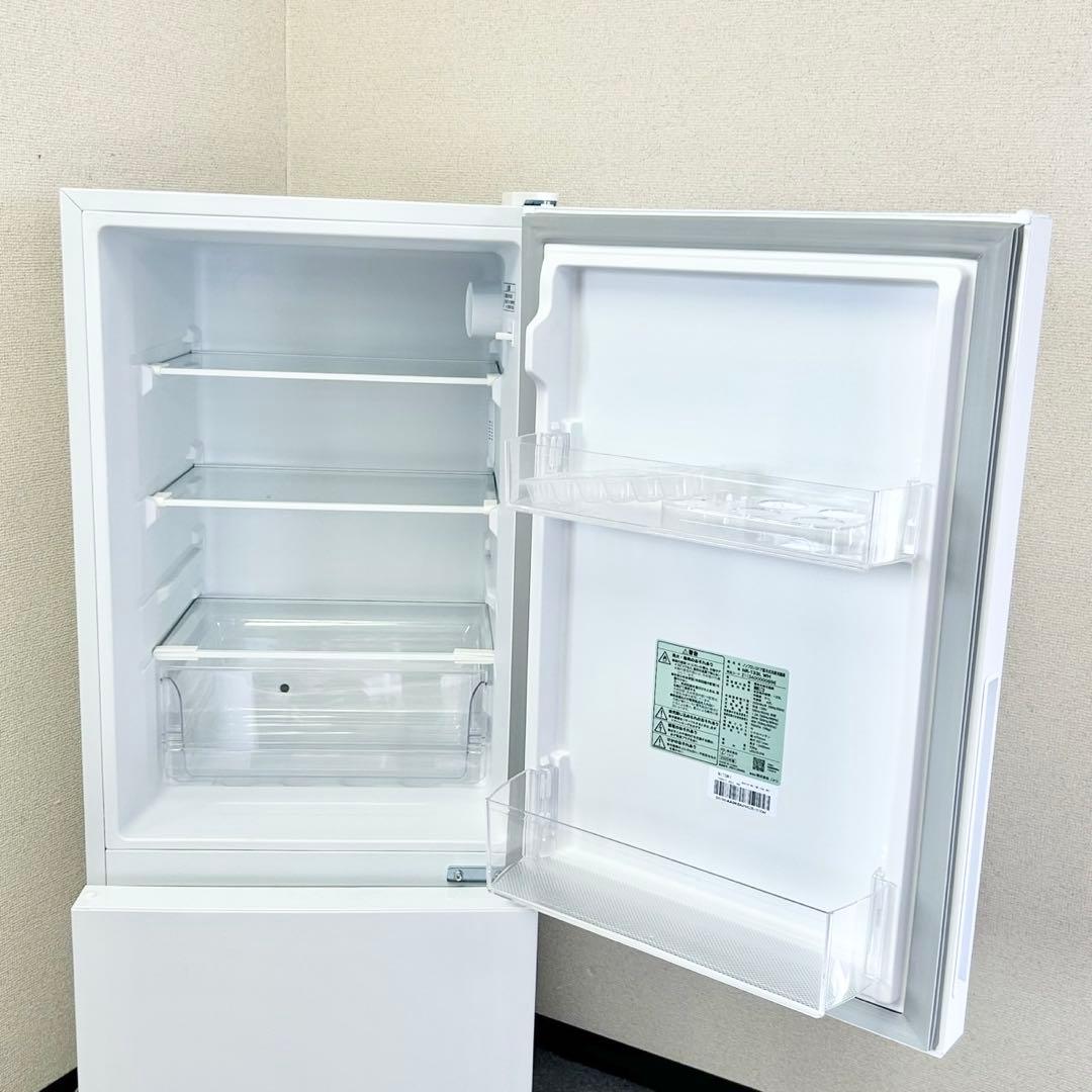 【美品】ニトリ 133L 2ドア冷蔵庫 NR-133L ホワイト 2025年製F