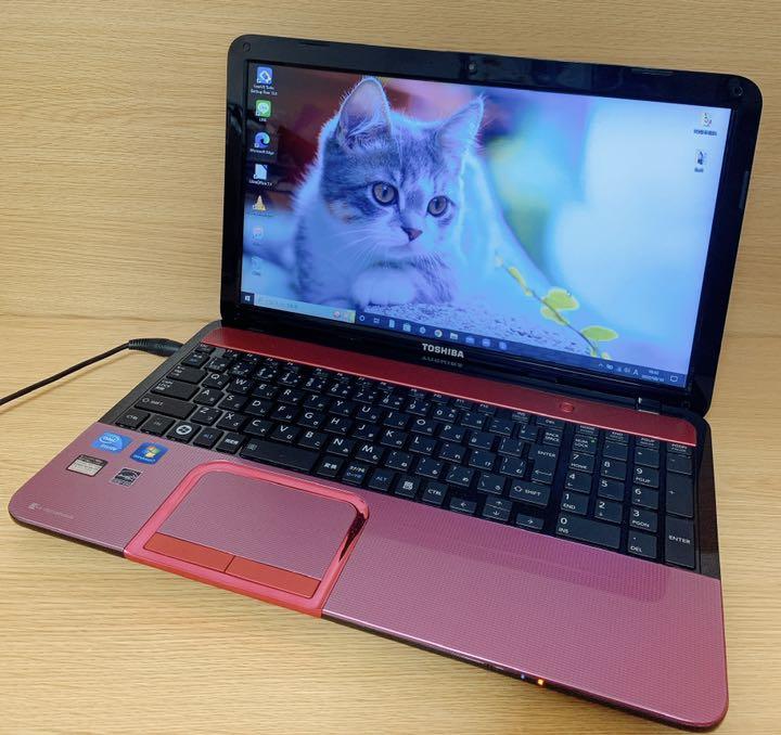 SSD480GB搭載PC✨ルビーロゼ✨カメラ付きノートパソコン✨dynabook