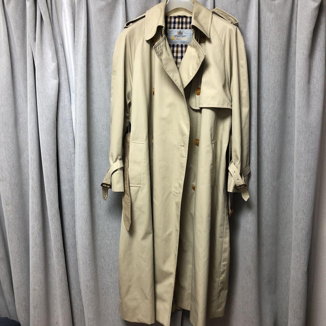 10818 アクアスキュータム トレンチコート MADEINENGLAND 10818 アクアスキュータム トレンチコート MADEINENGLAND