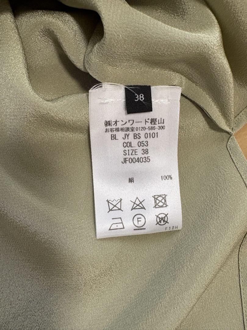Josephジョセフ絹100%長袖ブラウス兼チュニックMサイズ美品