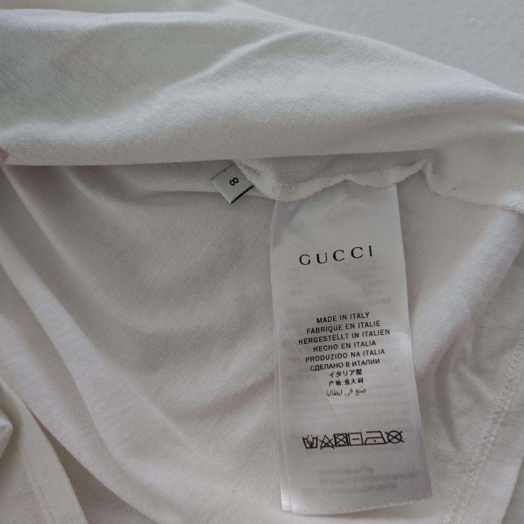 GUCCI 蛇と星グラフィック Tシャツ サイズ8