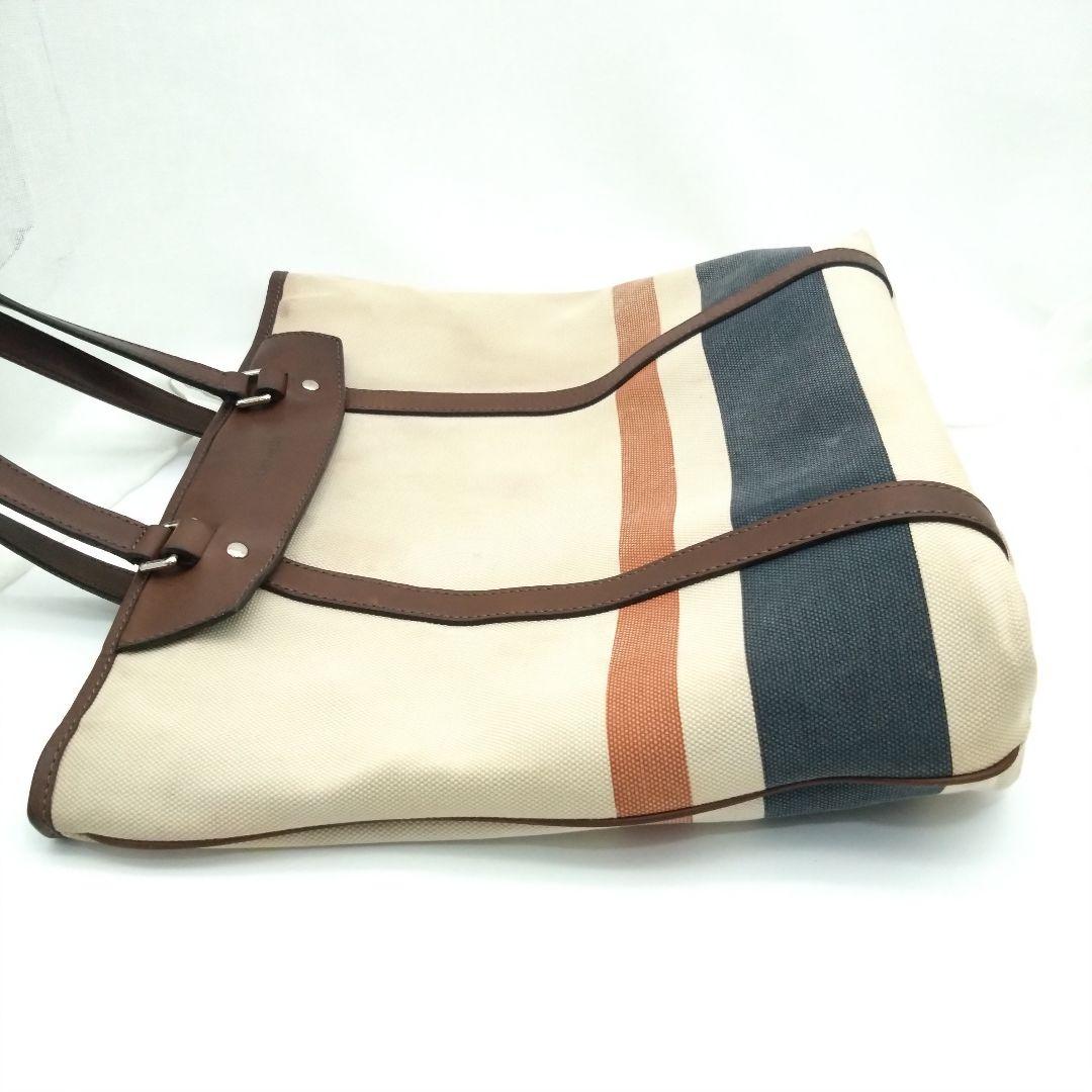 COACH キャンバス トートバッグ ブリーカー ストライプド A4収納
