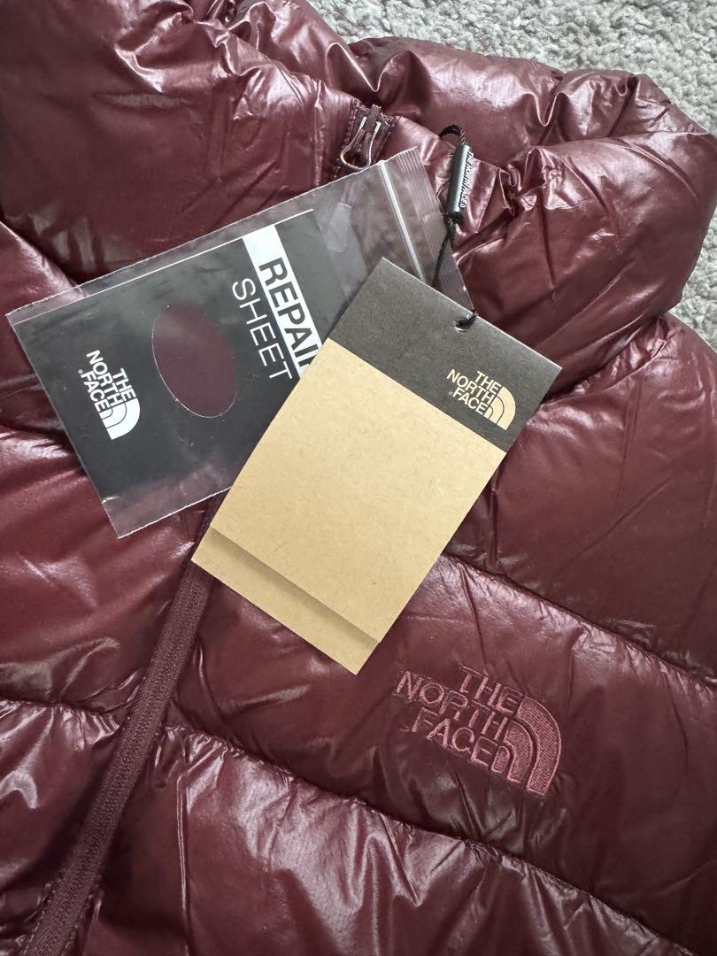 韓国買付新品タグ付THE NORTH FACE バーガンディ ダウンジャケット