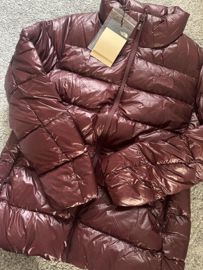 韓国買付新品タグ付THE NORTH FACE バーガンディ ダウンジャケット