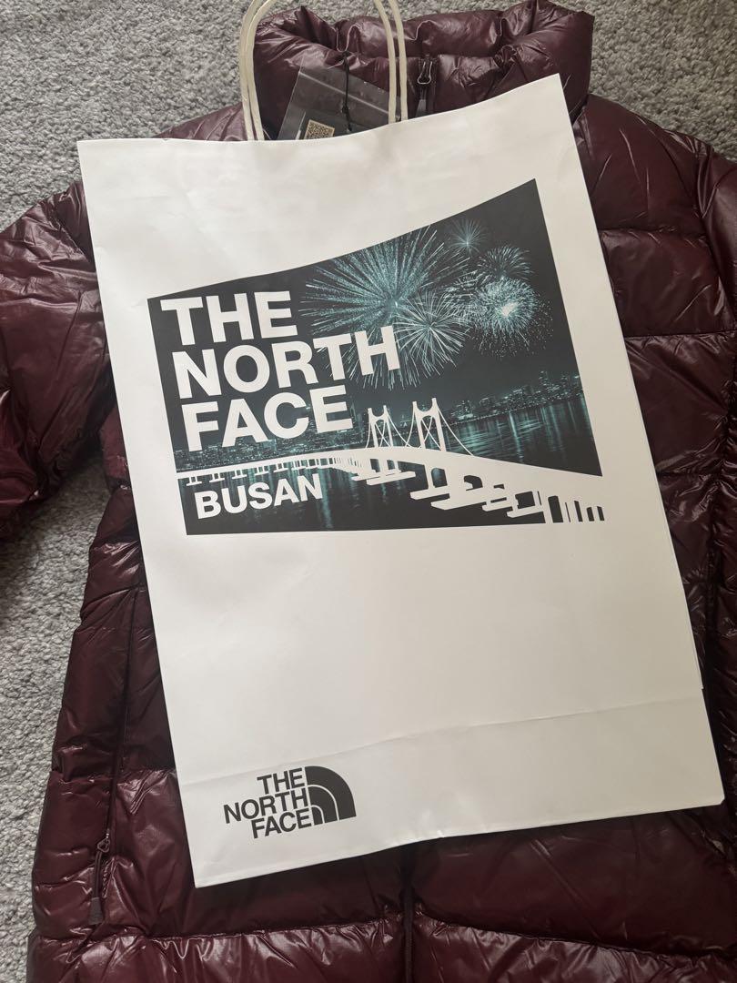 韓国買付新品タグ付THE NORTH FACE バーガンディ ダウンジャケット