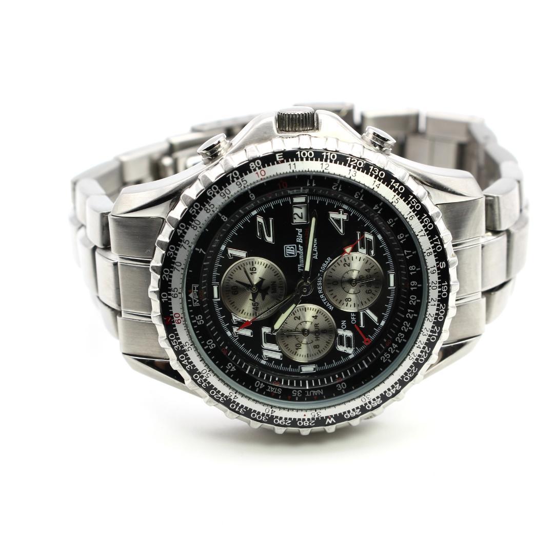 シチズン サンダーバード クロノグラフ パイロットウォッチ アラーム 腕時計 シチズン サンダーバード クロノグラフ パイロットウォッチ アラーム 腕時計