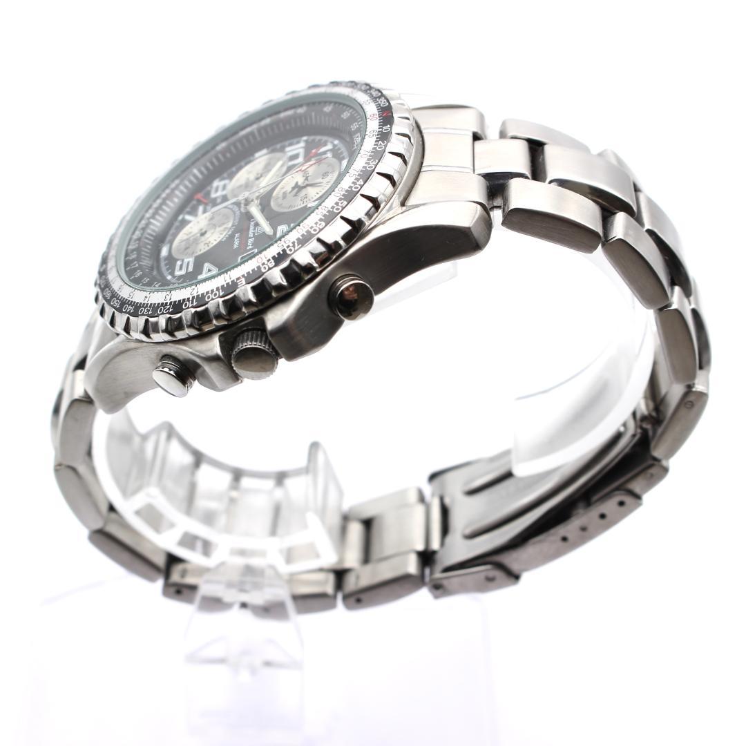 シチズン サンダーバード クロノグラフ パイロットウォッチ アラーム 腕時計 シチズン サンダーバード クロノグラフ パイロットウォッチ アラーム 腕時計