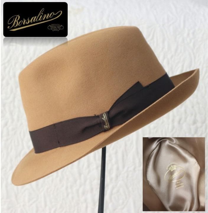 69 300円 ボルサリーノ ラビット ファーフェルトハット 59Borsalino