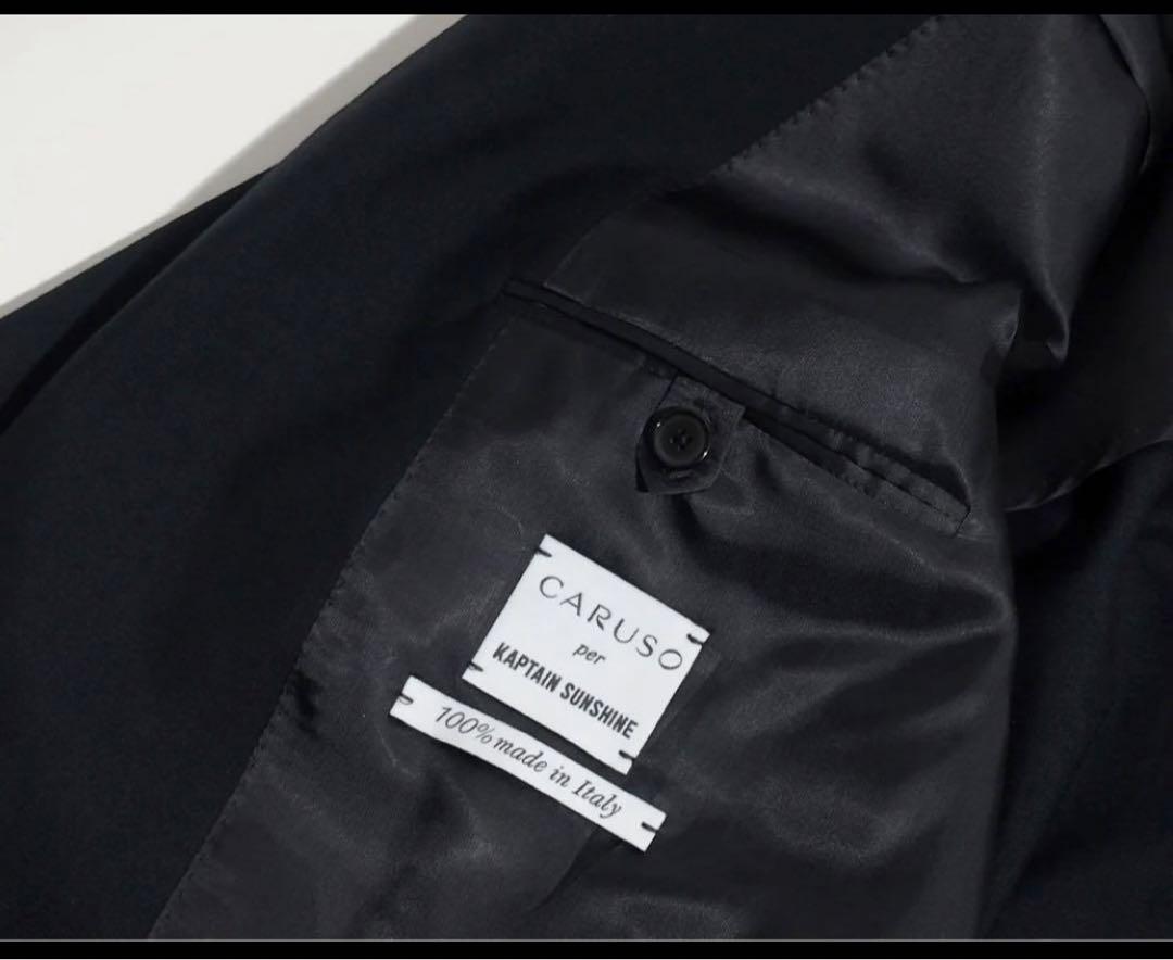 kaptain sunshine×CARUSO 22AW ネイビーブレザー本物