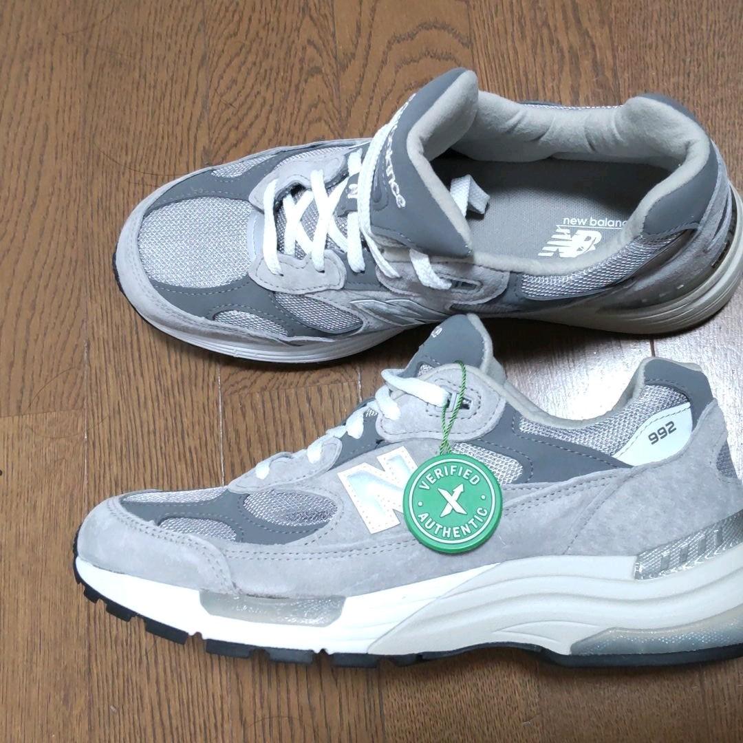 27.5cm2021最新のスタイル New Balance M992GR 27.5cm D/stockX鑑定 70 27.5cm M992GR NewBalance スニーカー