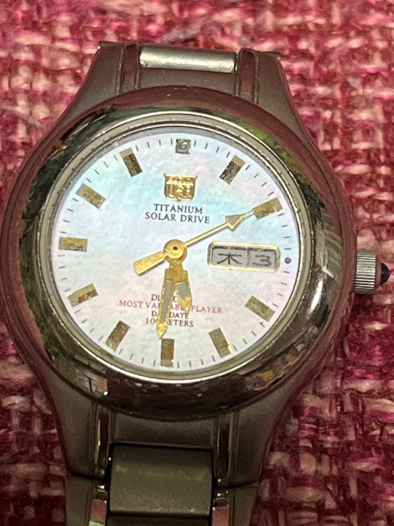 Titanium Solar Drive 時計 ソーラー目立った傷や汚れなし