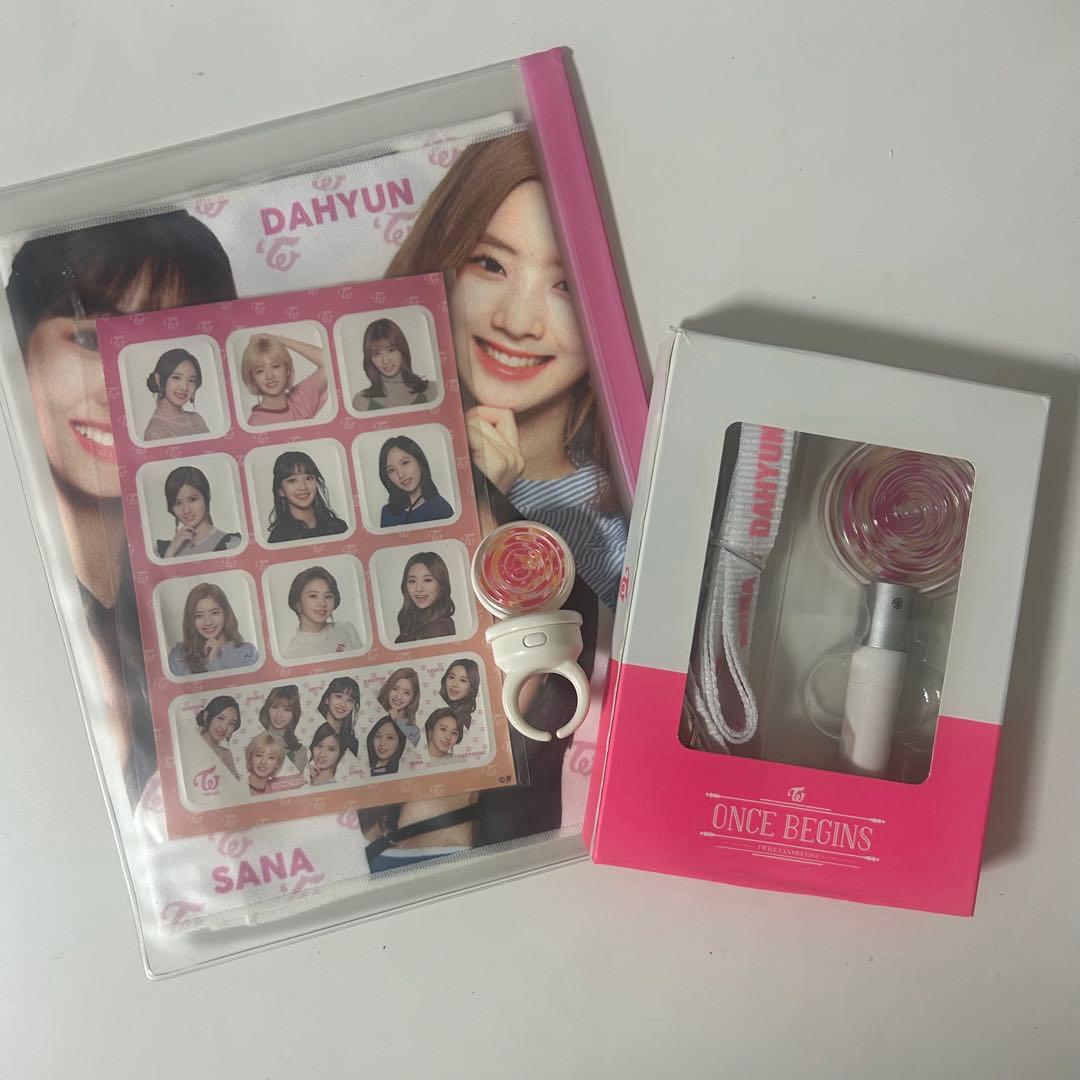 TWICE ミニペンライト スローガン 指輪ペンライト