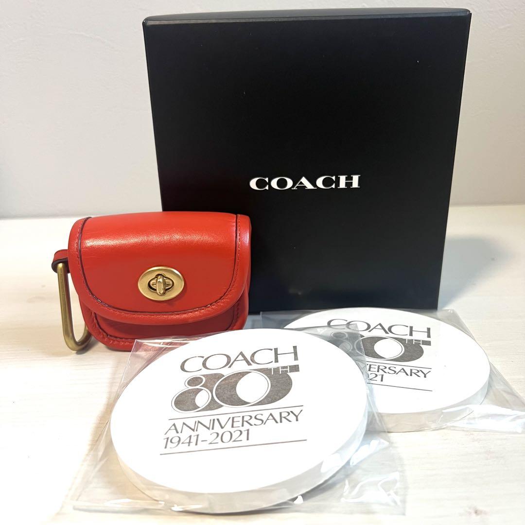 素晴らしい COACH 希少極美品】箱付き コインケース ターン ミニポーチ 小物