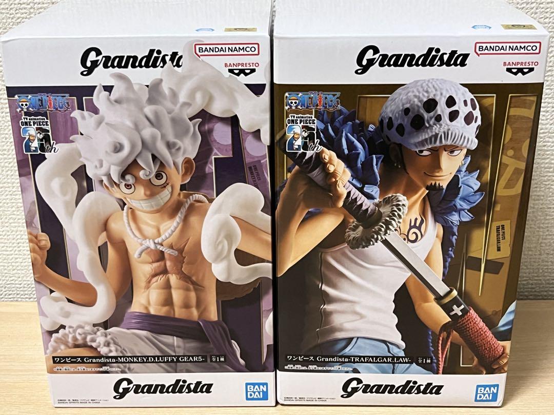 ワンピース グランディスタ 4種 16個 フィギュア ルフィ ニカ