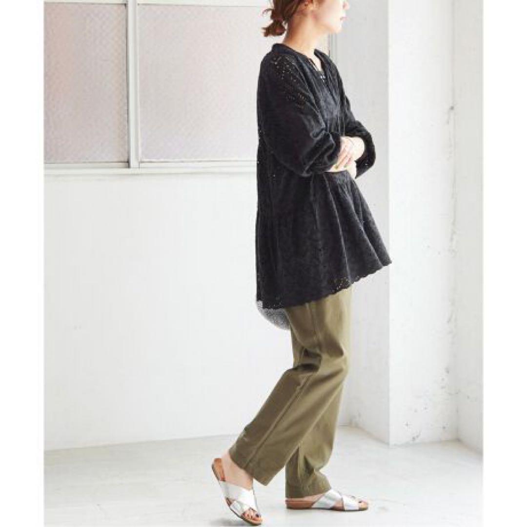 hee 新品 relume カットワーク刺繍ティアードブラウス
