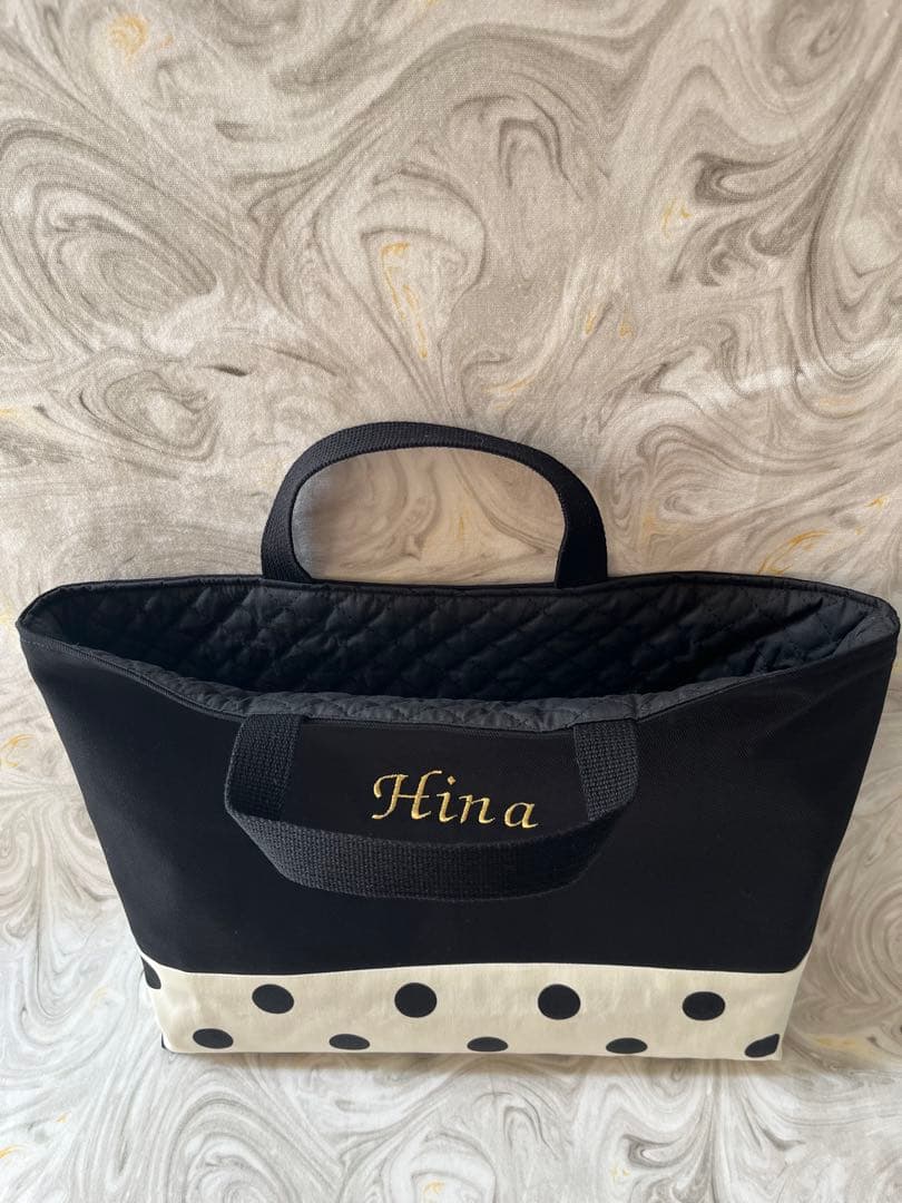 オーダー商品　イニシャル　お名前刺繍入り　入学　入園3点セット☆