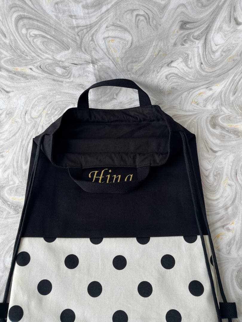 オーダー商品　イニシャル　お名前刺繍入り　入学　入園3点セット☆