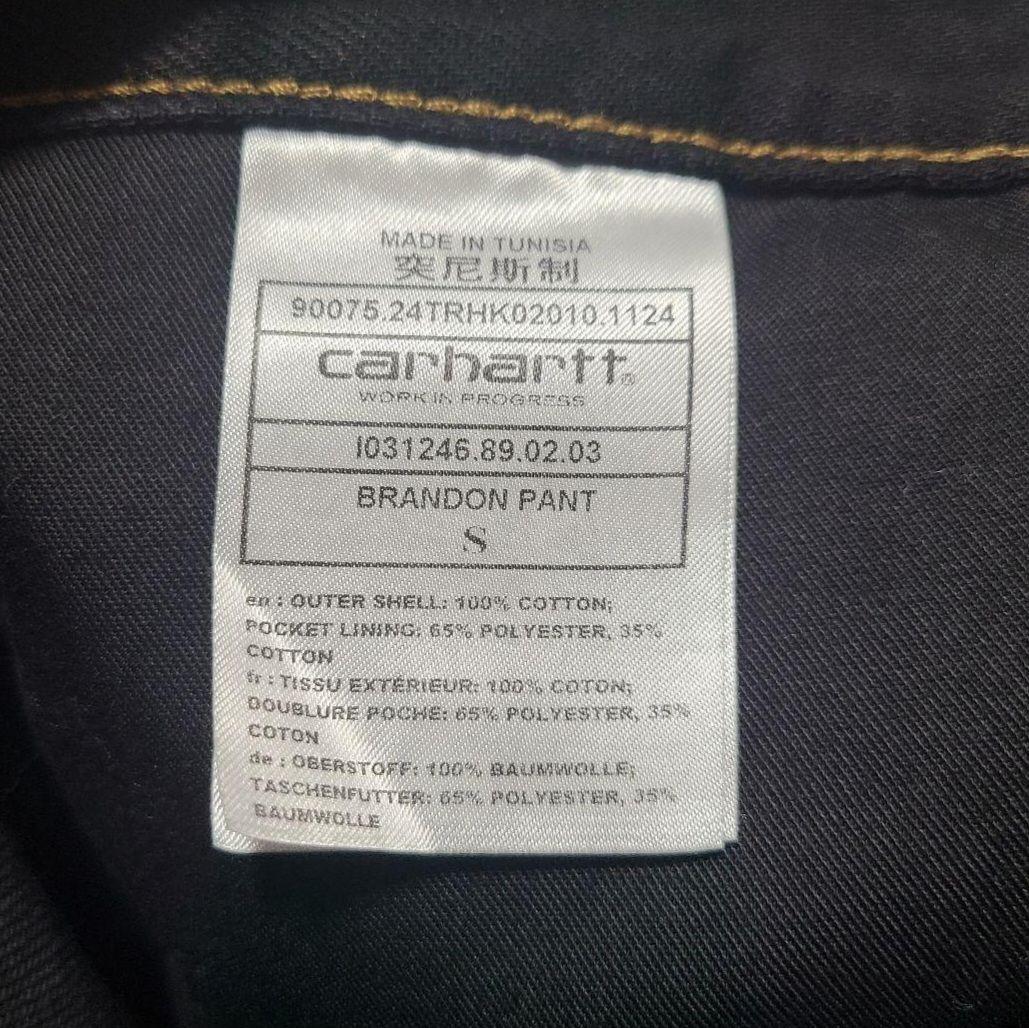 パンツ Carhartt WIP BRANDON PANT Black rinsed S