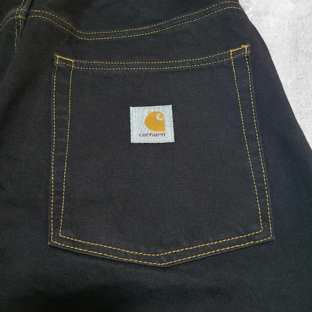 パンツ Carhartt WIP BRANDON PANT Black rinsed S