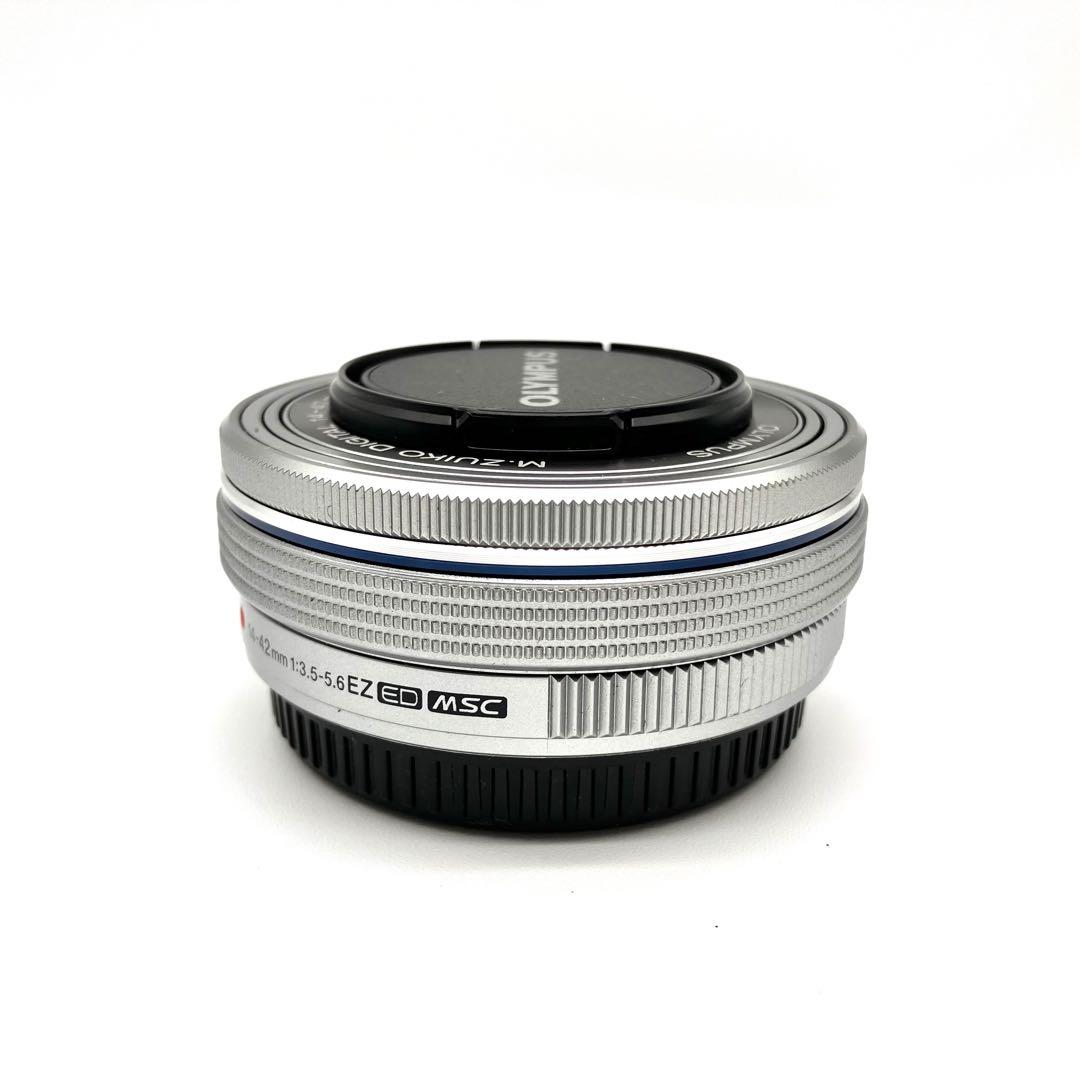OLYMPUS - ❤電動ズーム❤オリンパス 14-42mm EZ❤パンケーキレンズ❤大人気❤ Amazon.co.jp: OLYMPUS 電動式パンケーキズームレンズ M.ZUIKO