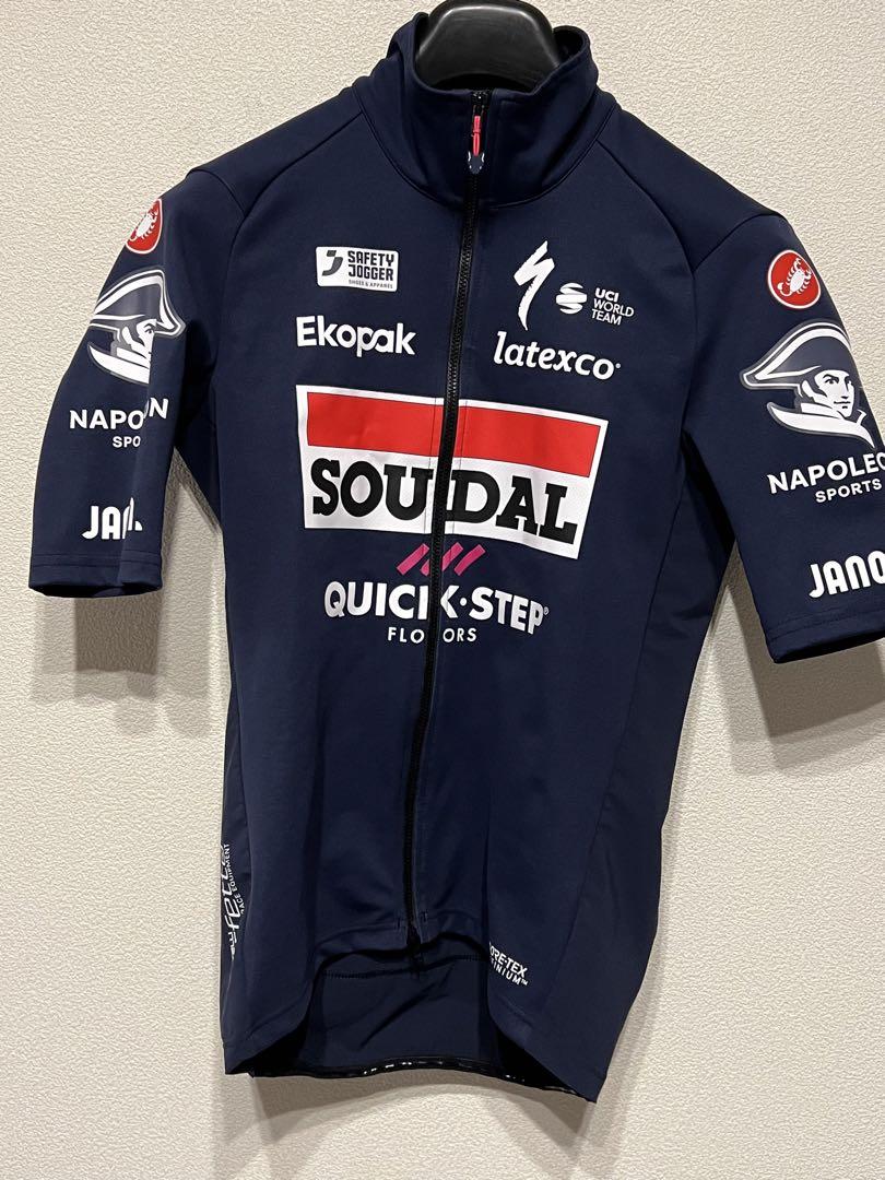 選手支給品　SOUDAL QUICK-STEP サイクルジャケット　半袖