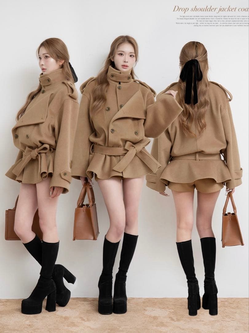 Darich♡ドロップショルダージャケットコート (CAM・FLサイズ) Darich♡ドロップショルダージャケットコート (CAM・FLサイズ)