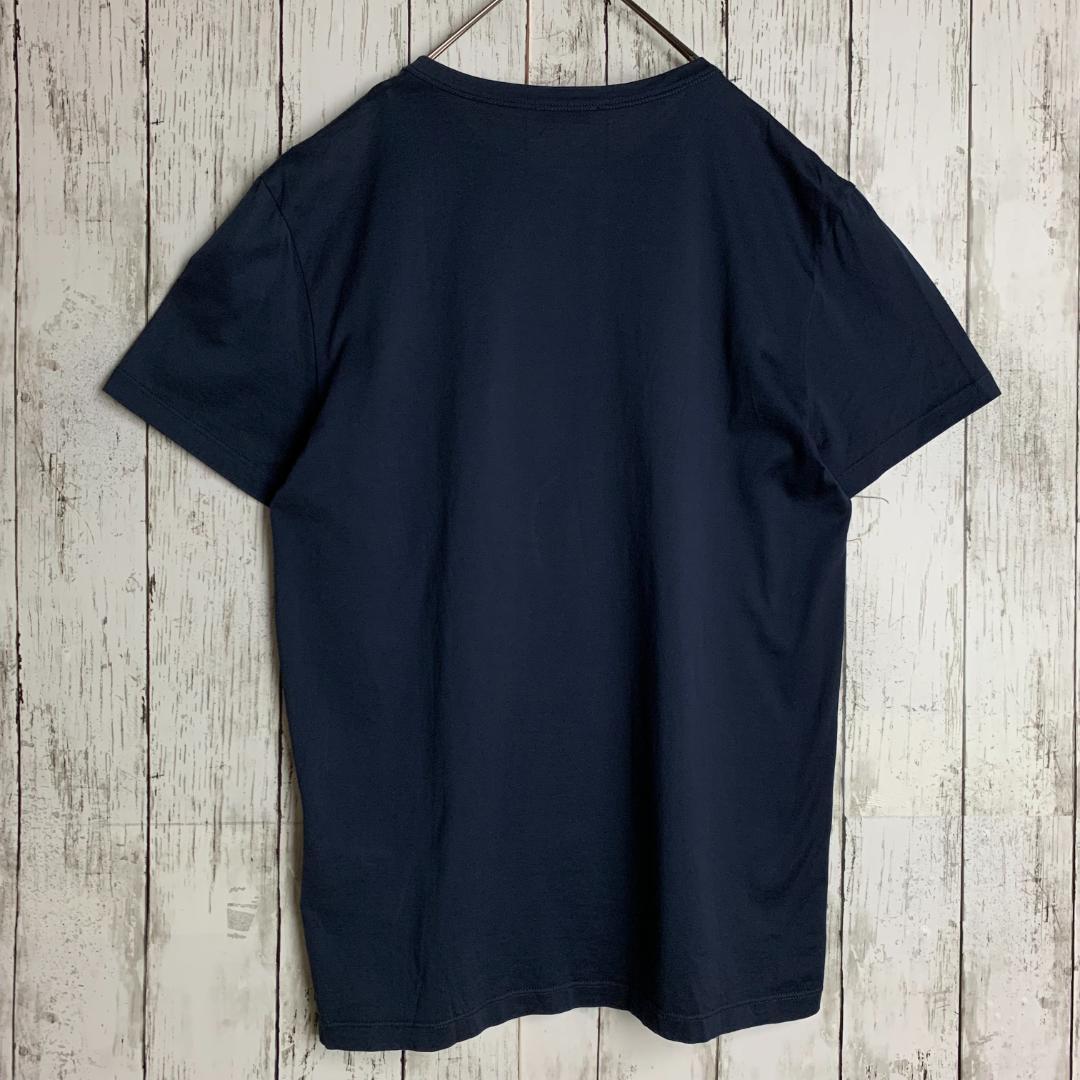 【鑑定済み・最高級の逸品】モンクレール☆ダブルワッペンロゴ入りTシャツ/2768