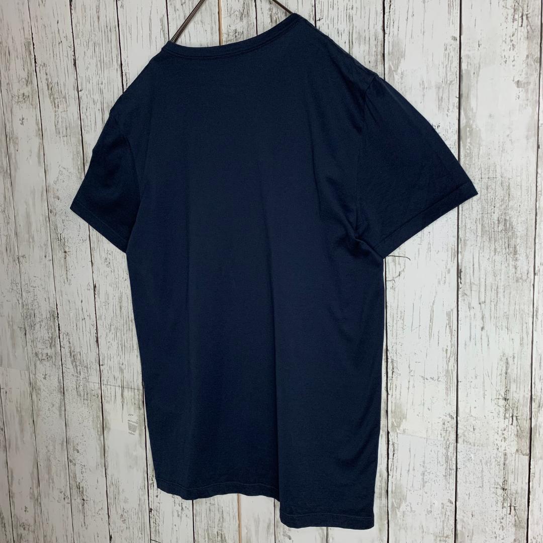 【鑑定済み・最高級の逸品】モンクレール☆ダブルワッペンロゴ入りTシャツ/2768