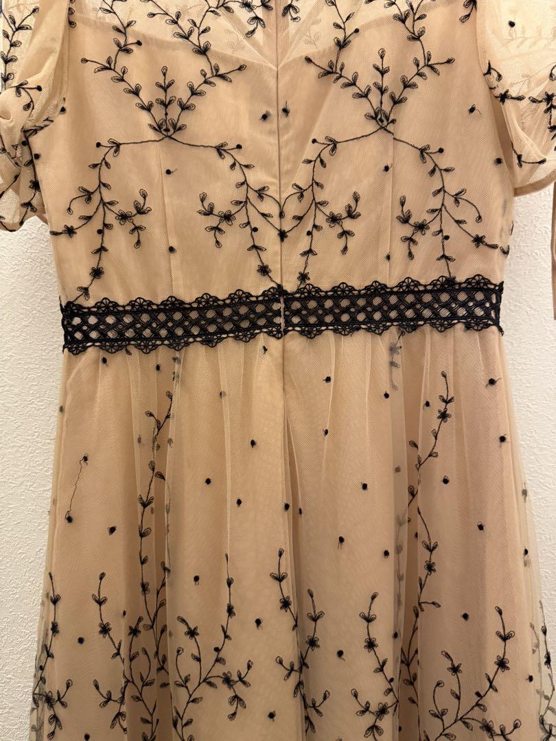 settan erukei ドレス ワンピース ベージュ　6 L エルケイ