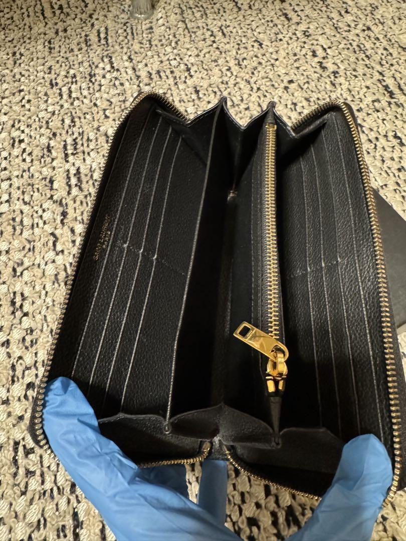 SAINT LAURENT モノグラム ジップアラウンドウォレット