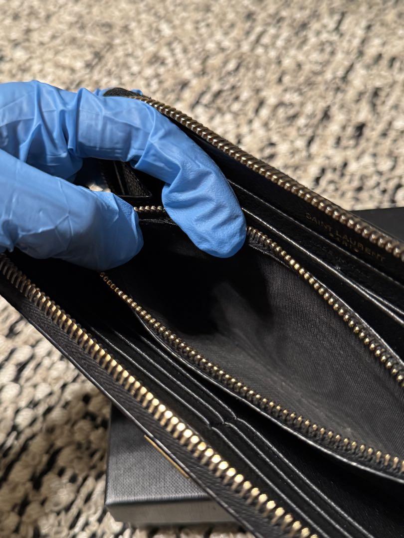SAINT LAURENT モノグラム ジップアラウンドウォレット